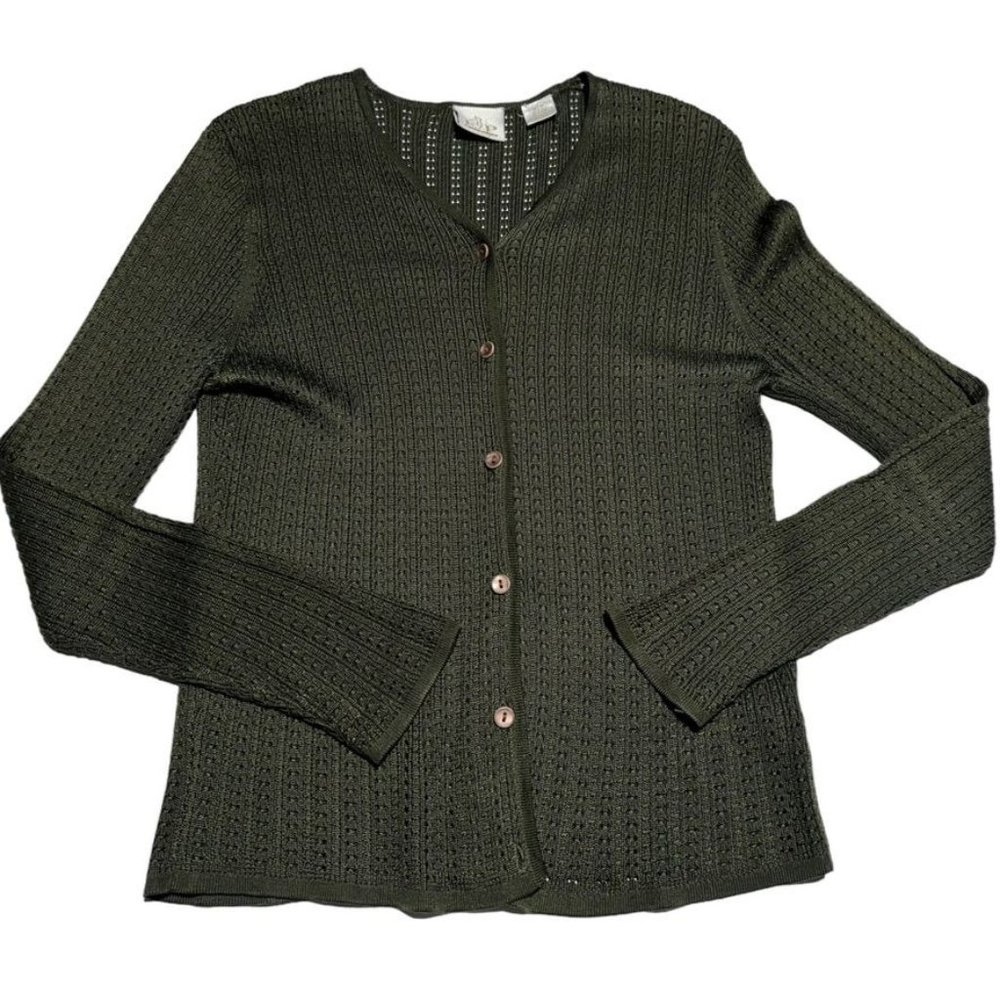 EP Pro Silk Sweater Green Size Medium